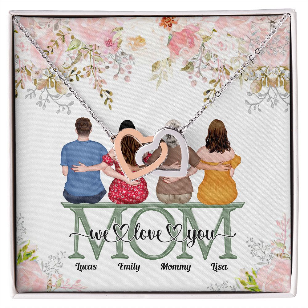 Mom We Love You, Personalized Necklace, Gift For Mom, Mother's Day Gift - Jewelry - GoDuckee