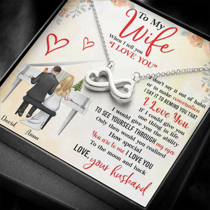 Piano Couple How Special You Are - Personalized Infinity Hearts Necklace - Gift for Wife - Jewelry - GoDuckee