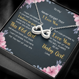 Family Love You For The Rest of Mine - Personalized Infinity Love Necklace - Gift for Family Members - Jewelry - GoDuckee