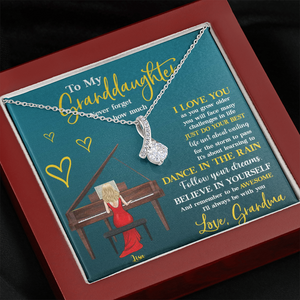 Piano Follow Your Dreams - Personalized Alluring Beauty Necklace - Gift for Piano Players - Jewelry - GoDuckee