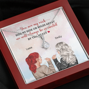 Bestie You Are My Rock - Personalized Alluring Beauty Necklace - Jewelry - GoDuckee