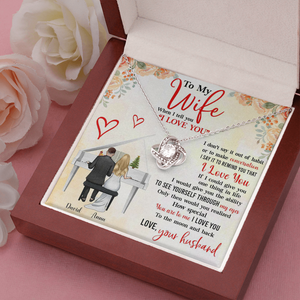 Piano Couple How Special You Are - Personalized Love Knot Necklace - Gift for Wife - Jewelry - GoDuckee