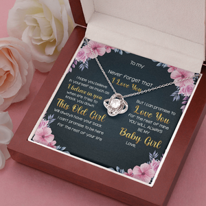 Family Love You For The Rest of Mine - Personalized Love Knot Necklace - Gift for Family Members - Jewelry - GoDuckee