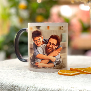 The Friendship We Share Is A Gift From The Heart, Personalized Daddy Magic Mug - Magic Mug - GoDuckee