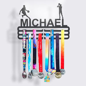 Personalized Medal Holder For Sports Lovers - - GoDuckee