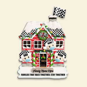 Race Together Stay Together - Personalized House Ornament - Christmas Gift for Racers - Ornament - GoDuckee