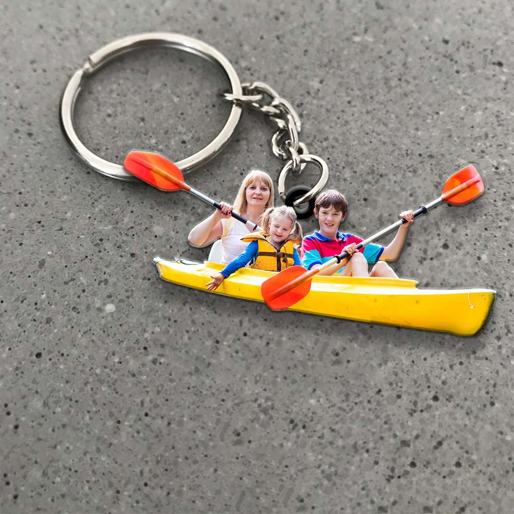 Kayak Personalized Flat Car Ornament - Ornament - GoDuckee