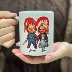 Horror Movie Couple PW-MGM-tt01bhti110123 Personalized Mug - Magic Mug - GoDuckee