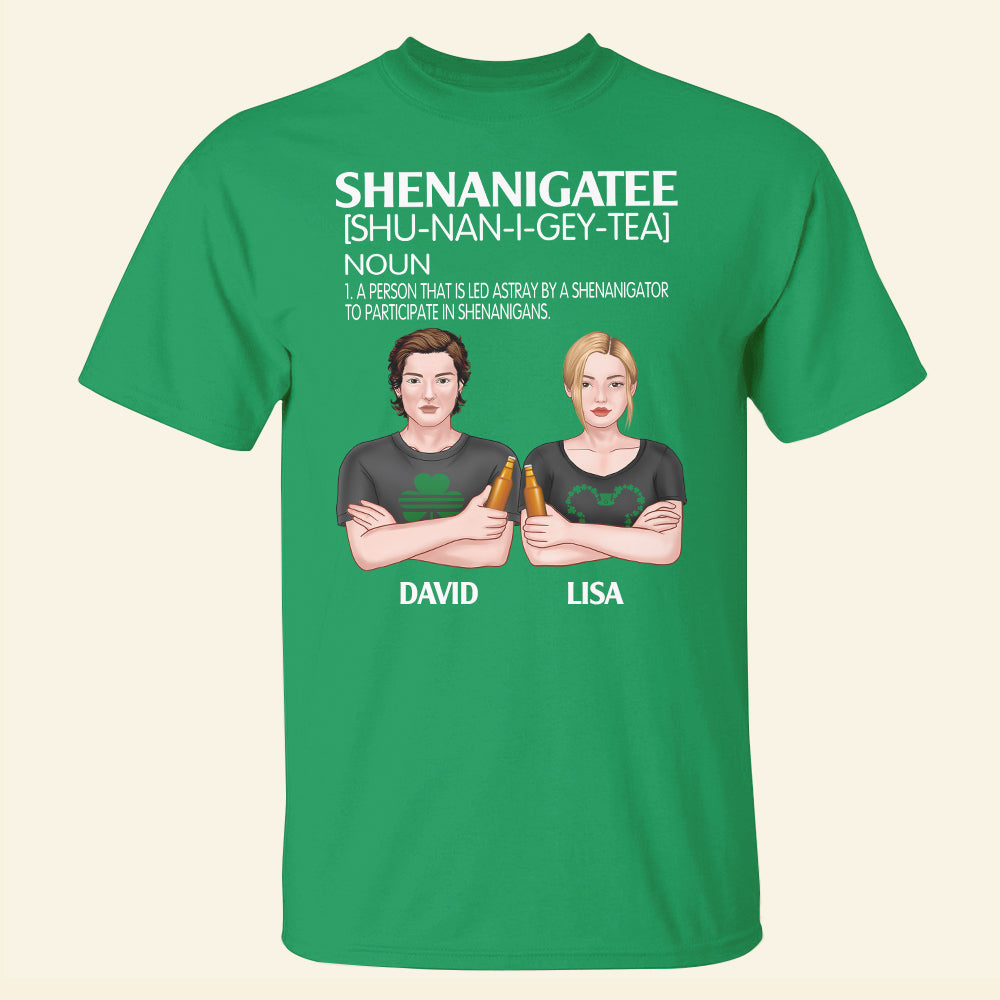 Couple Shenanigator And Shenanigatee Personalized Shirts - Shirts - GoDuckee