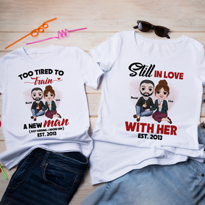 Sweet Couple Valentine's Day Gift T-shirt Hoodie Sweatshirt - Shirts - GoDuckee