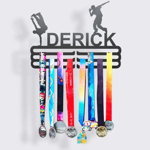 Personalized Medal Holder For Sports Lovers - - GoDuckee