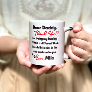 Thank You For Being Our Daddy, Personalized Magic Mug, Farther's Day Gift - Magic Mug - GoDuckee