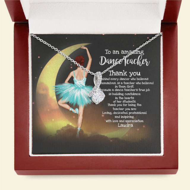 Ballet Dance Teacher - Personalized Alluring Beauty Necklace - Jewelry - GoDuckee