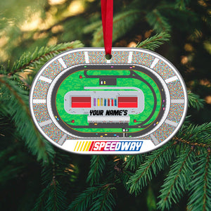 Racing - Personalized Christmas Ornament - Gift for Fans - Racing Speedway - Ornament - GoDuckee