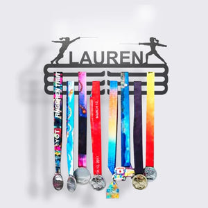 Personalized Medal Holder For Sports Lovers - - GoDuckee