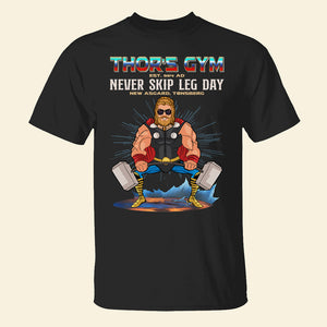 Never Skip Leg Day Gym Shirts, Gift For Gymer - Shirts - GoDuckee
