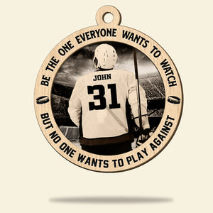 Be the One Everyone Wants to Watch - Personalized Hockey Ornament - Christmas Gift for Hockey Players - Ornament - GoDuckee