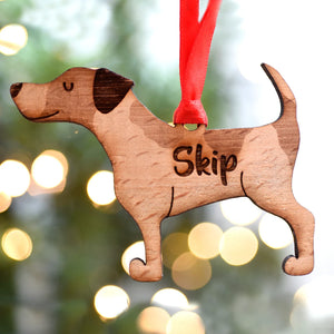 Jack Russell Personalized Christmas Dog Wood Ornament 01pjxx240822-30 - Ornament - GoDuckee