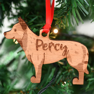 Australian Cattle Dog Personalized Christmas Wood Ornament, Gift For Dog Lovers 01pjxx240822-03 - Ornament - GoDuckee