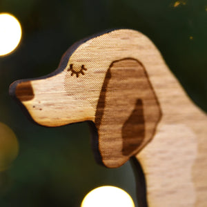 Beagle Personalized Christmas Dog Wood Ornament, Gift For Dog Lovers 01pjxx240822-06 - Ornament - GoDuckee