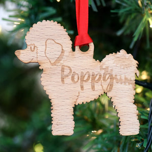 Bichon Frise Personalized Christmas Dog Wood Ornament 01pjxx240822-09 - Ornament - GoDuckee