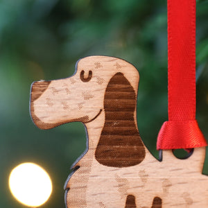 English Setter Personalized Christmas Dog Wood Ornament 01pjxx240822-24 - Ornament - GoDuckee