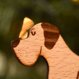 Great Dane Personalized Christmas Dog Wood Ornament 01pjxx240822-27 - Ornament - GoDuckee