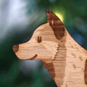 Australian Cattle Dog Personalized Christmas Wood Ornament, Gift For Dog Lovers 01pjxx240822-03 - Ornament - GoDuckee