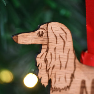 Afghan Hound Personalized Christmas Wood Ornament, Gift For Dog Lovers 01pjxx240822-01 - Ornament - GoDuckee