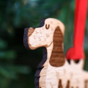 English Setter Personalized Christmas Dog Wood Ornament 01pjxx240822-24 - Ornament - GoDuckee