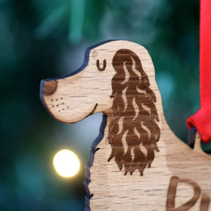 Irish Setter Personalized Christmas Dog Wood Ornament 01pjxx240822-29 - Ornament - GoDuckee