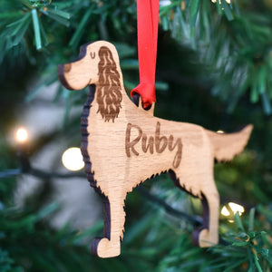 Boxer Personalized Christmas Dog Wood Ornament 01pjxx240822-12 - Ornament - GoDuckee