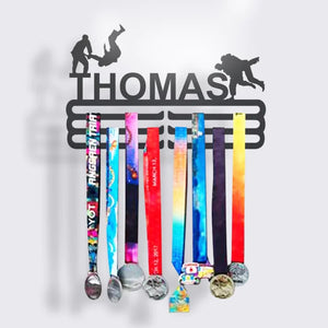 Personalized Medal Holder For Sports Lovers - - GoDuckee