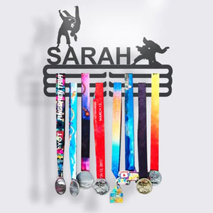 Personalized Medal Holder For Sports Lovers - - GoDuckee