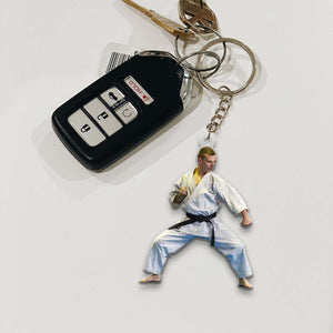 Karate Personalized Flat Car Ornament - Ornament - GoDuckee