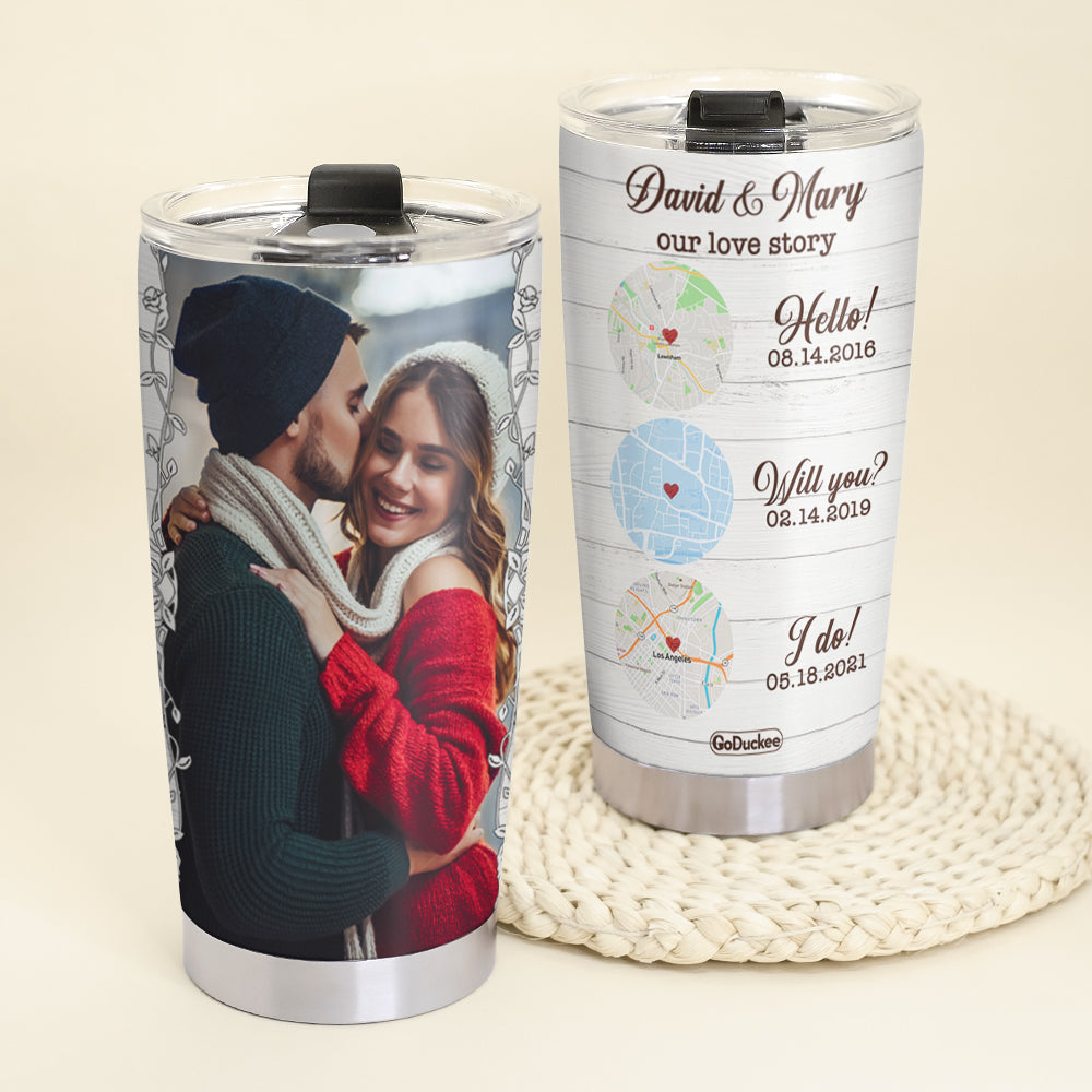 Christmas Gifts, Personalized Tumbler With Handle, Unique Xmas Gifts, -  GoDuckee