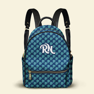 Nurse Monogram Design - Personalized Backpack - Backpack - GoDuckee