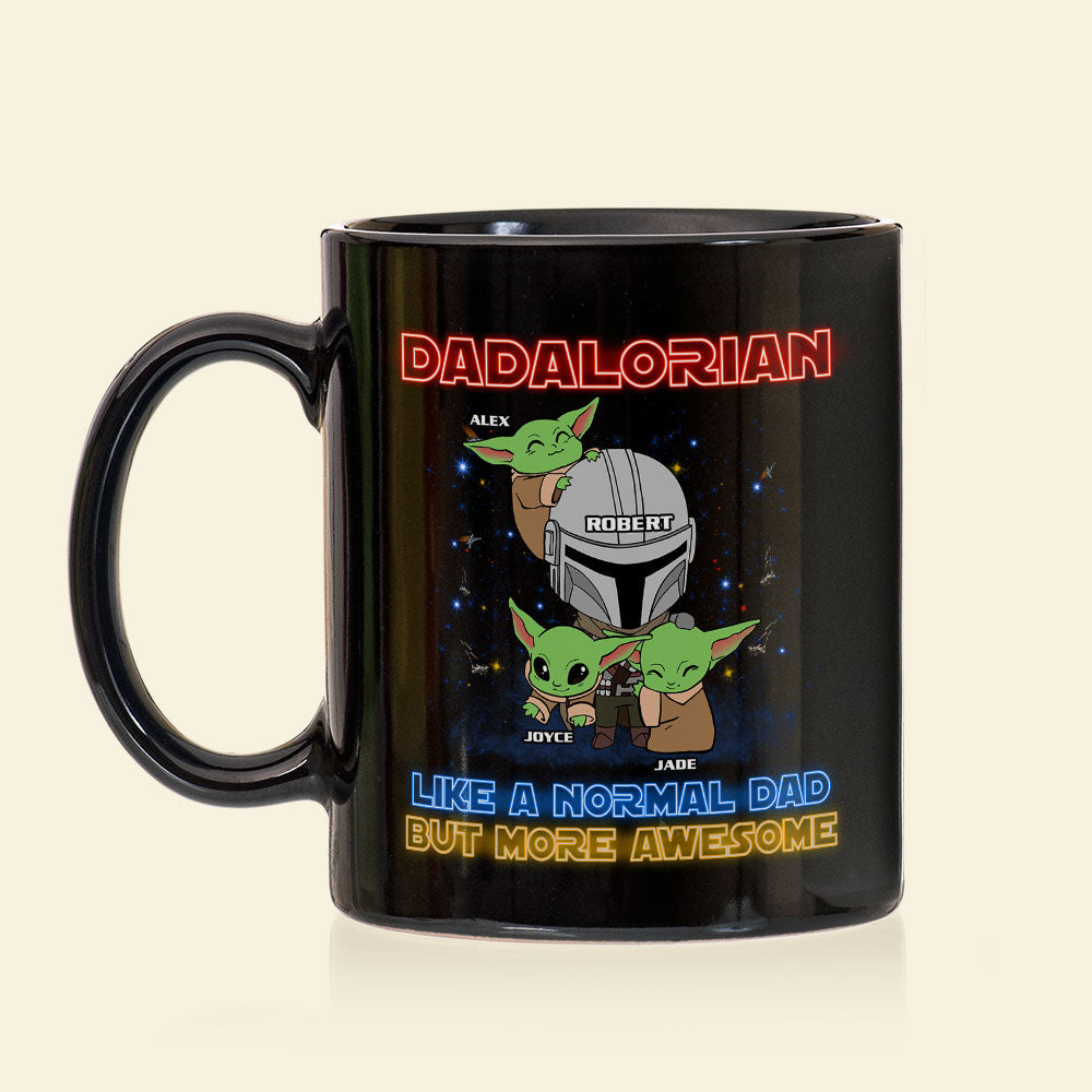 Mandalorian Like my Father 15 oz. Black Mug