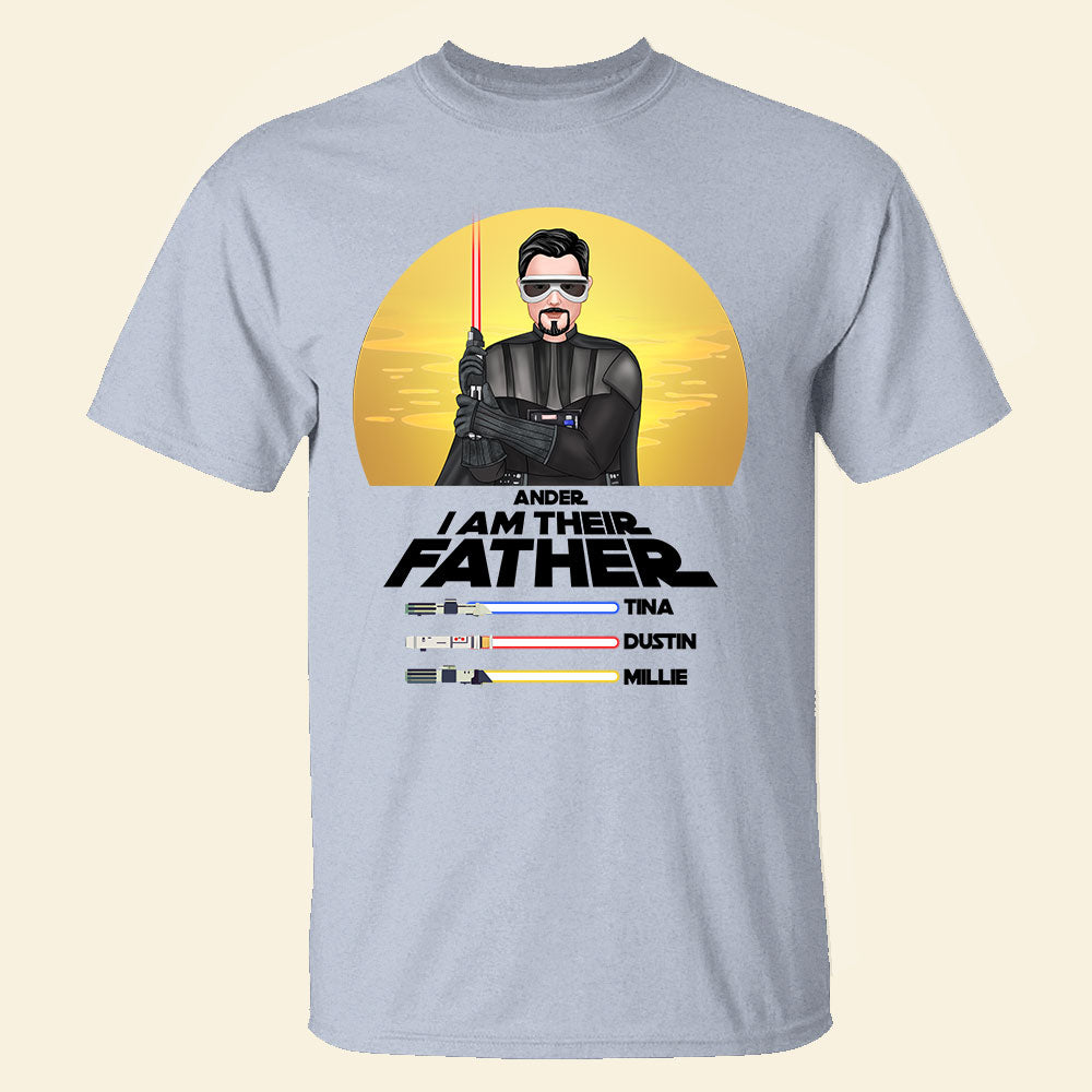 Dad I'm Their Father, Personalized Shirts, Father's Gifts - Shirts - GoDuckee