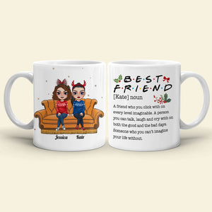 Someone Who You Can't Imagine Your Life Without, Best Friend White Mug - Coffee Mug - GoDuckee