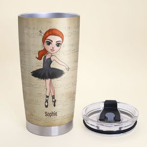 Personalized Ballet Tumbler Cup - I Just Care About Ballet and Maybe 3 People - Tumbler Cup - GoDuckee