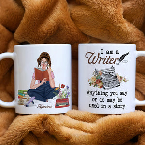 I Am A Writer - Personalized White Mug - Coffee Mug - GoDuckee