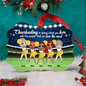 Cheerleading Is Doing What You Love -Personalized Ornament - Gift for Cheerleaders - Ornament - GoDuckee