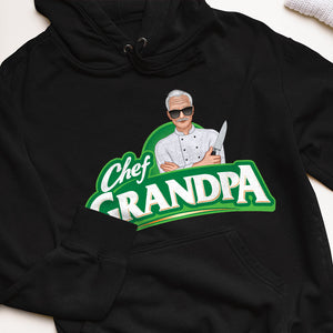 Chef Grandpa Badge, Personalized Shirts, Gifts for Chefs, Family Members - Shirts - GoDuckee