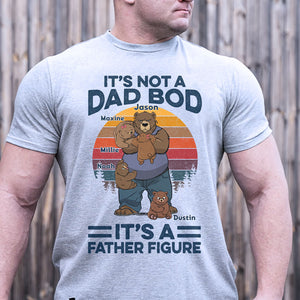 Vintage Not A Bear Dad Bod Personalized Beer Shirts, Funny Father's Day Gifts - Shirts - GoDuckee