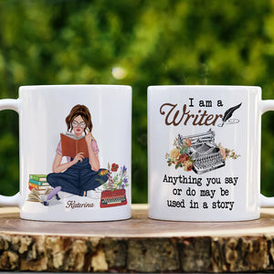 I Am A Writer - Personalized White Mug - Coffee Mug - GoDuckee