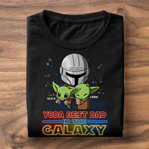 Best Dad In The Galaxy - Personalized Shirts - Shirts - GoDuckee