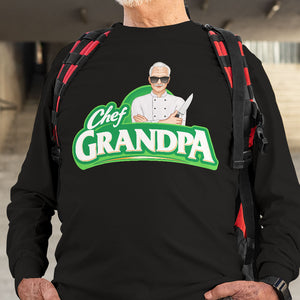 Chef Grandpa Badge, Personalized Shirts, Gifts for Chefs, Family Members - Shirts - GoDuckee
