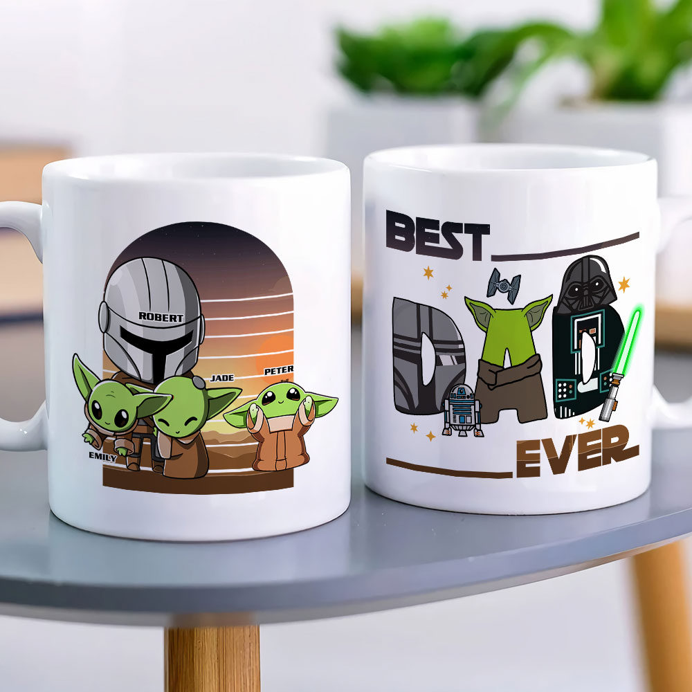 Best Dad Ever - Personalized Mug - Gift For Father's Day - Coffee Mug - GoDuckee
