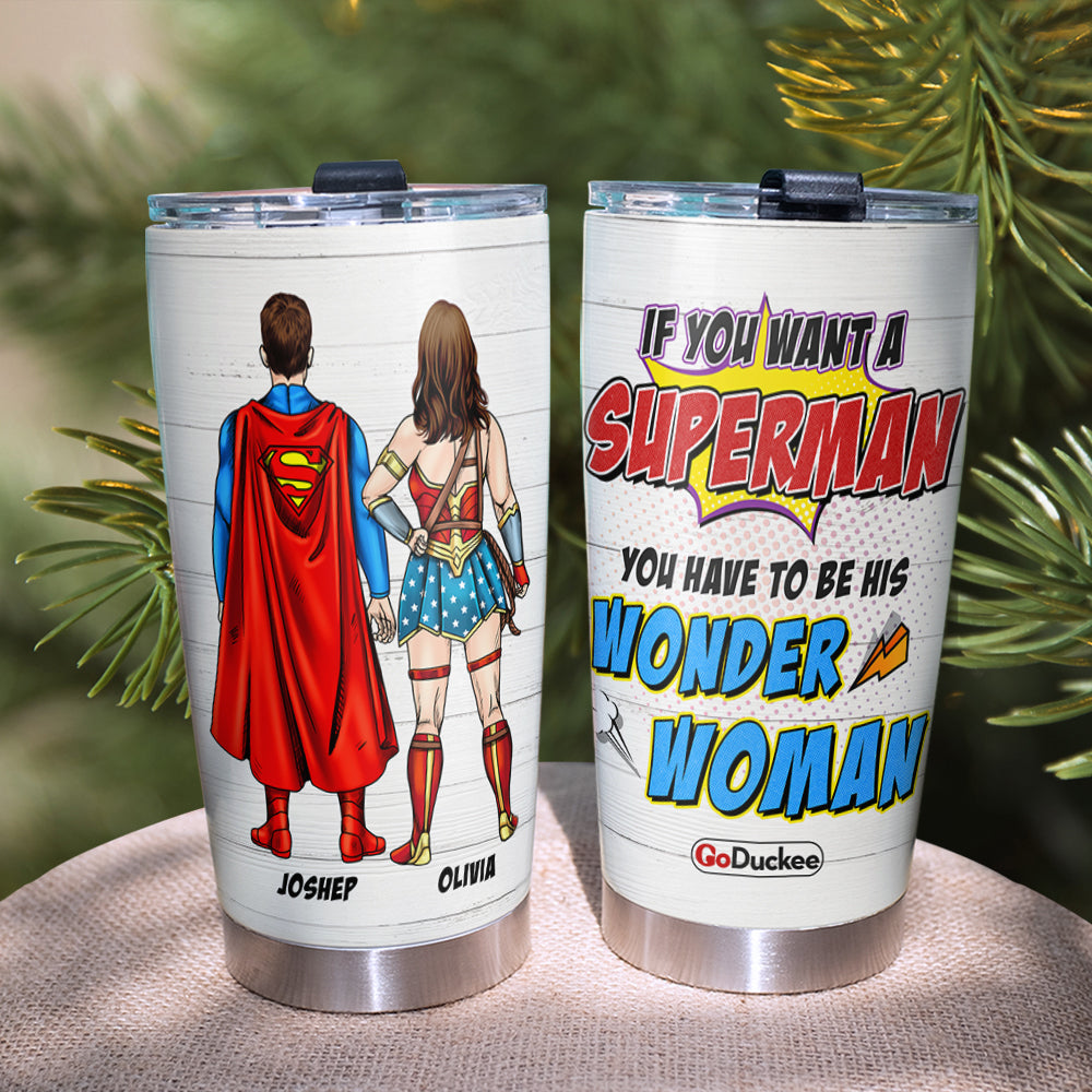 Forever Couple Anniversary Gift For Couple, Personalized Tumbler Christmas - Tumbler Cup - GoDuckee
